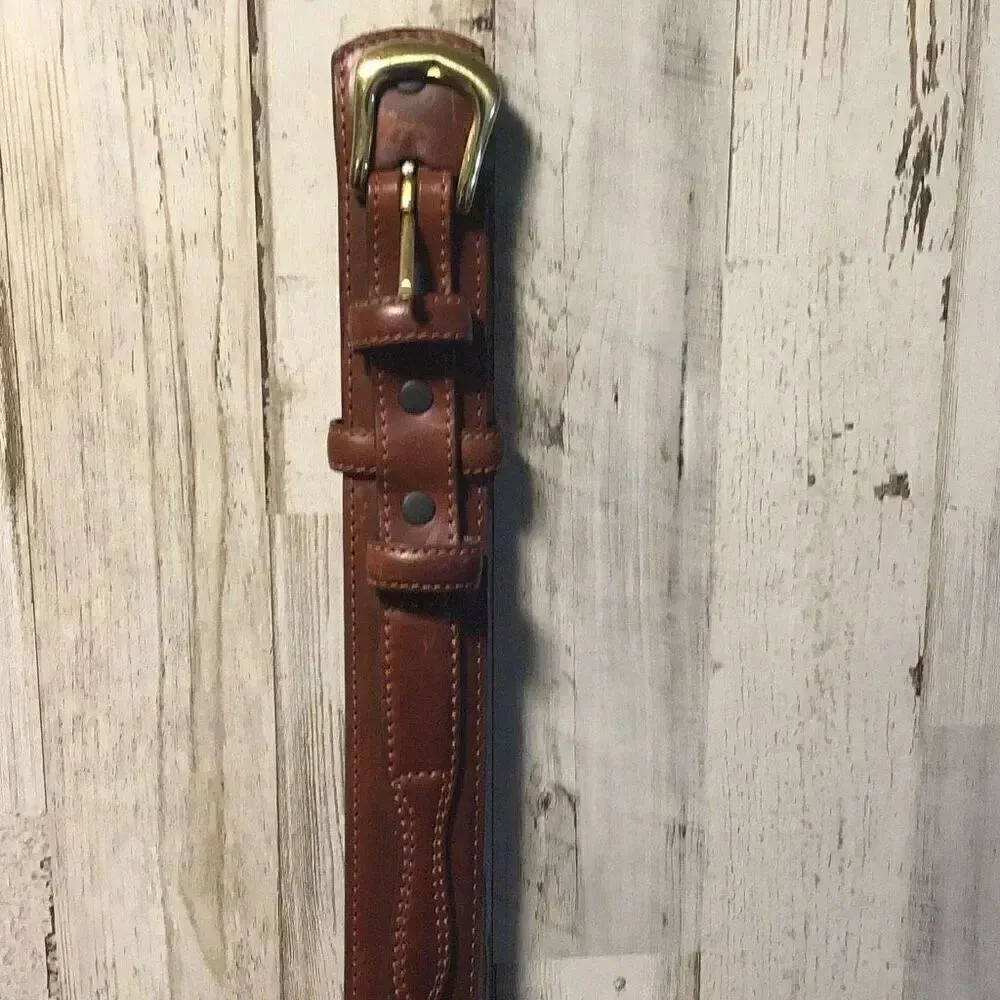 Belt, genuine harness, leather, 38 inches
